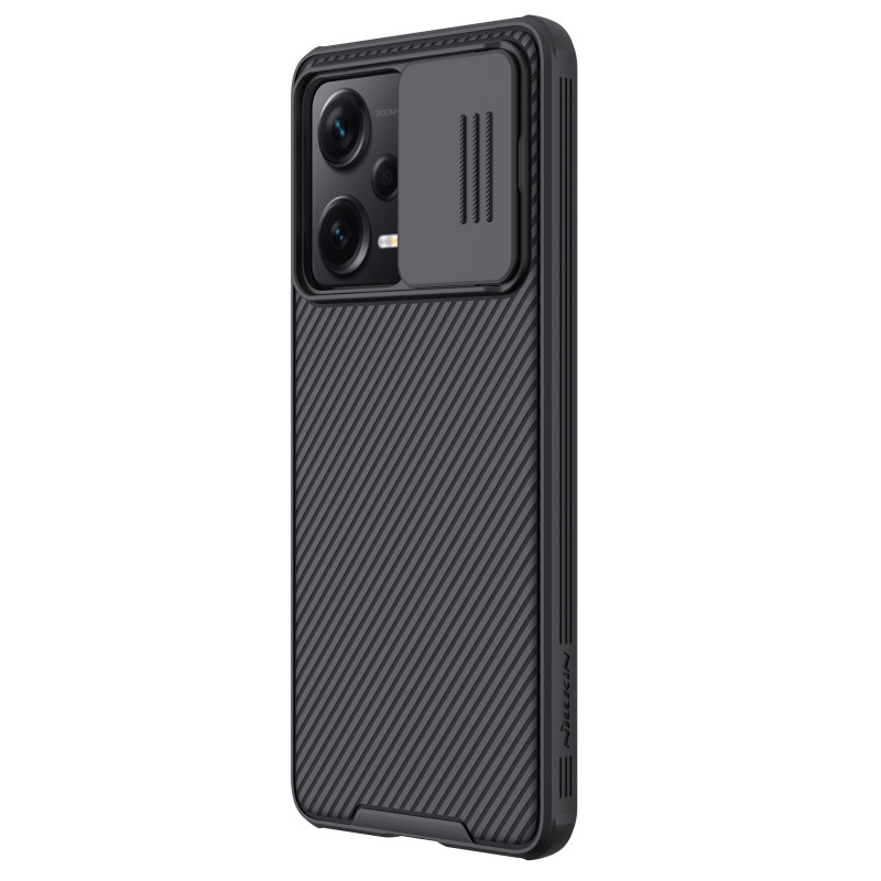 Nillkin CamShield Pro Case dėklas skirtas Xiaomi Redmi Note 12 Pro+ dangtelis su juodu fotoaparato dangteliu