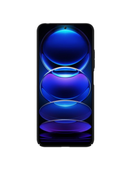 Nillkin Super Frosted Shield dėklas, skirtas Xiaomi Redmi Note 12 5G / Poco X5 5G telefono dangtelis juodas