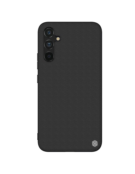 Nillkin tekstūruotas dėklas, skirtas Samsung Galaxy A34 5G, sustiprintas nailoninis dangtelis, juodas