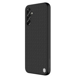 Nillkin tekstūruotas dėklas, skirtas Samsung Galaxy A14 5G / Galaxy A14 sustiprintas nailoninis dangtelis juodas