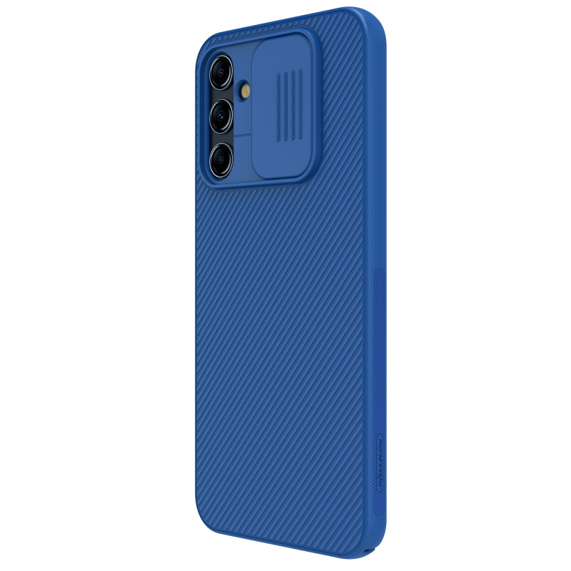 Nillkin CamShield dėklas, skirtas Samsung Galaxy A14 5G / Galaxy A14 dangtelis su fotoaparato apsauga mėlyna