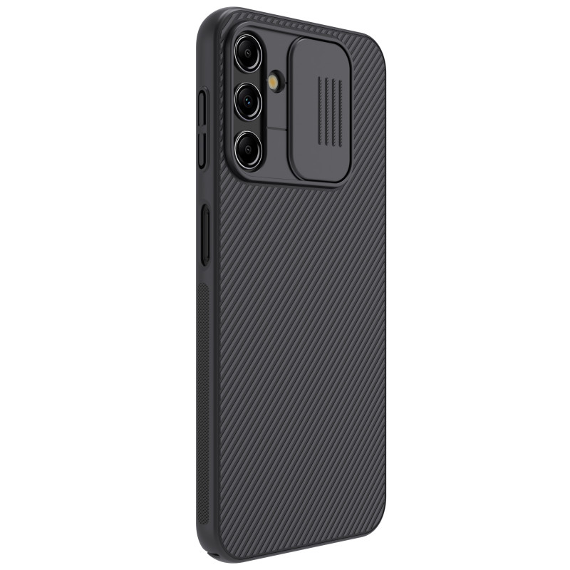 Nillkin CamShield dėklas, skirtas Samsung Galaxy A14 5G / Galaxy A14 dangtelis su fotoaparato apsauga juodas