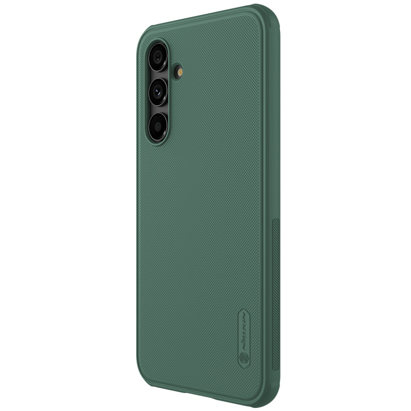 Nillkin Super Frosted Shield Pro dėklas, skirtas Samsung Galaxy A54 5G Armored Cover + telefono stovas žalias
