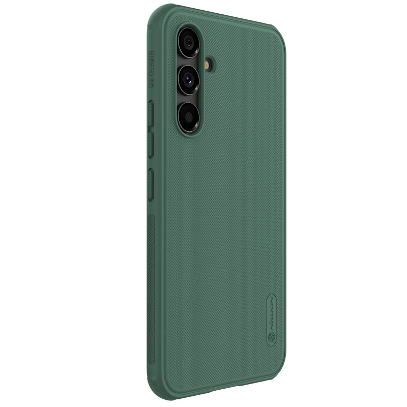 Nillkin Super Frosted Shield Pro dėklas, skirtas Samsung Galaxy A54 5G Armored Cover + telefono stovas žalias