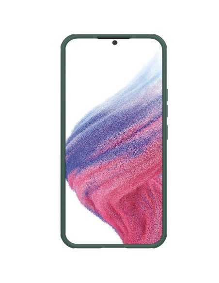Nillkin Super Frosted Shield Pro dėklas, skirtas Samsung Galaxy A54 5G Armored Cover + telefono stovas žalias Nillkin Super Frosted Shield Pro dėklas, skirtas Samsung Galaxy A54 5G Armored Cover + telefono stovas žalias