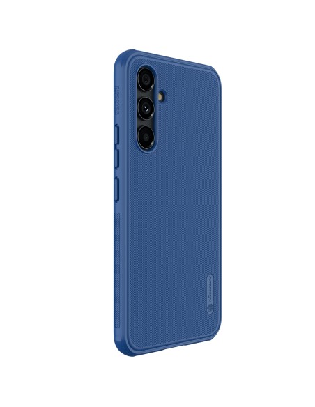 Nillkin Super Frosted Shield Pro dėklas, skirtas Samsung Galaxy A54 5G Armored Cover + telefono stovas mėlynas Nillkin Super Frosted Shield Pro dėklas, skirtas Samsung Galaxy A54 5G Armored Cover + telefono stovas mėlynas