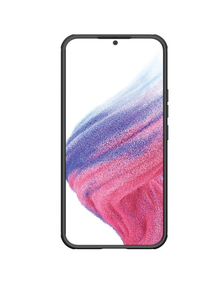 Nillkin Super Frosted Shield Pro dėklas, skirtas Samsung Galaxy A54 5G Armored dangtelis + telefono stovas juodas Nillkin Super Frosted Shield Pro dėklas, skirtas Samsung Galaxy A54 5G Armored dangtelis + telefono stovas juodas