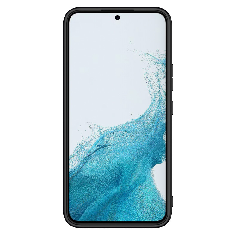 Nillkin tekstūruotas dėklas, skirtas Samsung Galaxy A54 5G, sustiprintas nailoninis dangtelis, juodas