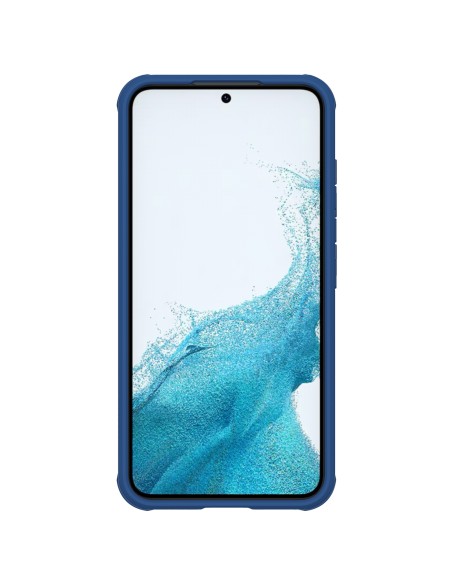Nillkin CamShield Pro Case Case Dėklas, skirtas Samsung Galaxy A54 5G dangtelis su fotoaparato apsauga mėlyna Nillkin CamShield Pro Case Case Dėklas, skirtas Samsung Galaxy A54 5G dangtelis su fotoaparato apsauga mėlyna