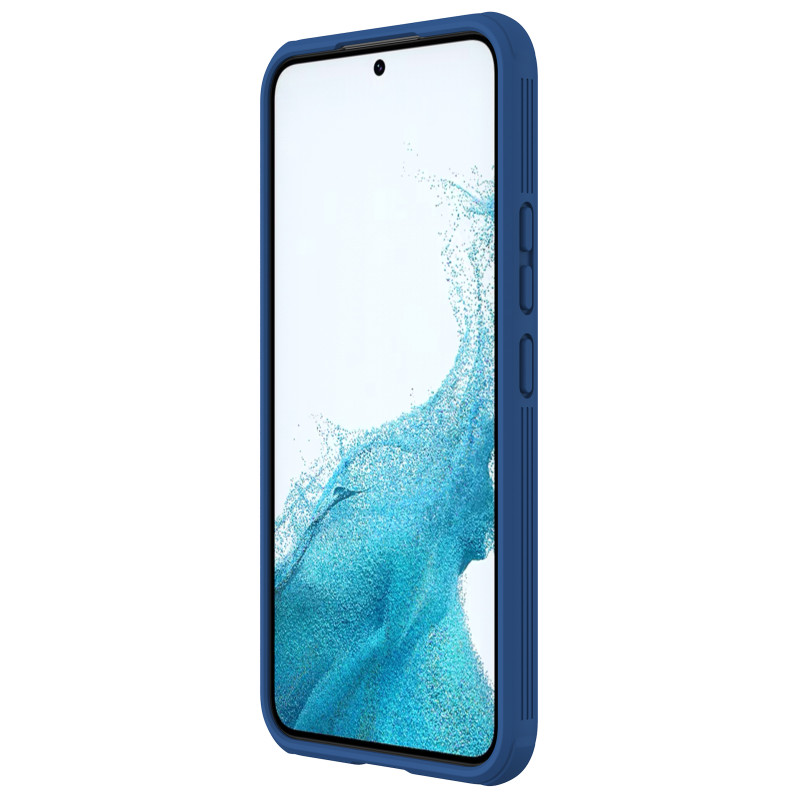 Nillkin CamShield Pro Case Case Dėklas, skirtas Samsung Galaxy A54 5G dangtelis su fotoaparato apsauga mėlyna