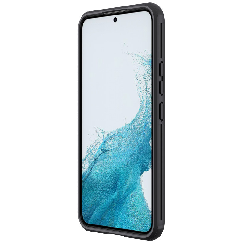 Nillkin CamShield Pro Case Dėklas, skirtas Samsung Galaxy A54 5G dangtelis su fotoaparato apsauga juoda