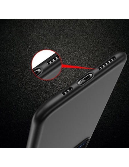 Minkštas dėklas, skirtas Oppo A78 5G plonas silikoninis dangtelis juodas