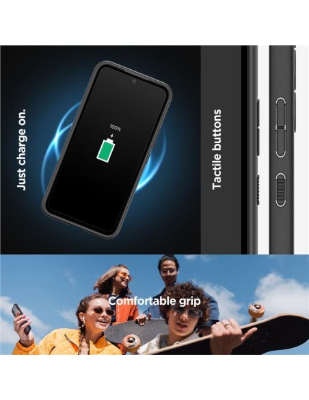 Spigen Ultra Hybrid dėklas, skirtas Samsung Galaxy A54 5G - matinė juoda Spigen Ultra Hybrid dėklas, skirtas Samsung Galaxy A54 5G - matinė juoda