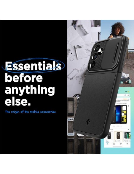 Spigen Optik Armor dėklas Samsung Galaxy A54 5G - juodas Spigen Optik Armor dėklas Samsung Galaxy A54 5G - juodas