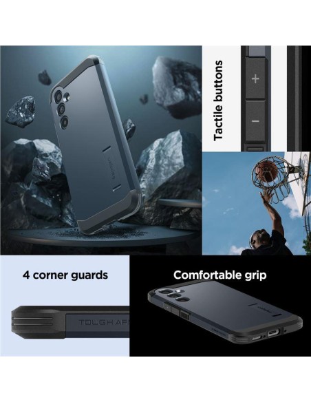 Spigen Tough Armor dėklas Samsung Galaxy A54 5G - juodas metalas Spigen Tough Armor dėklas Samsung Galaxy A54 5G - juodas metalas