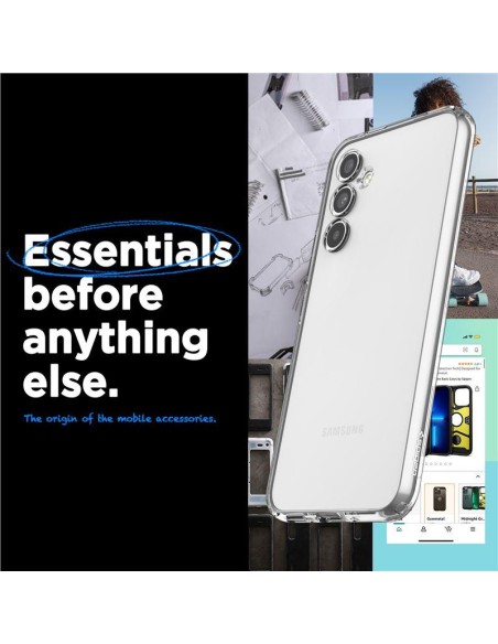Spigen Skystųjų kristalų dėklas, skirtas Samsung Galaxy A54 5G - skaidrus