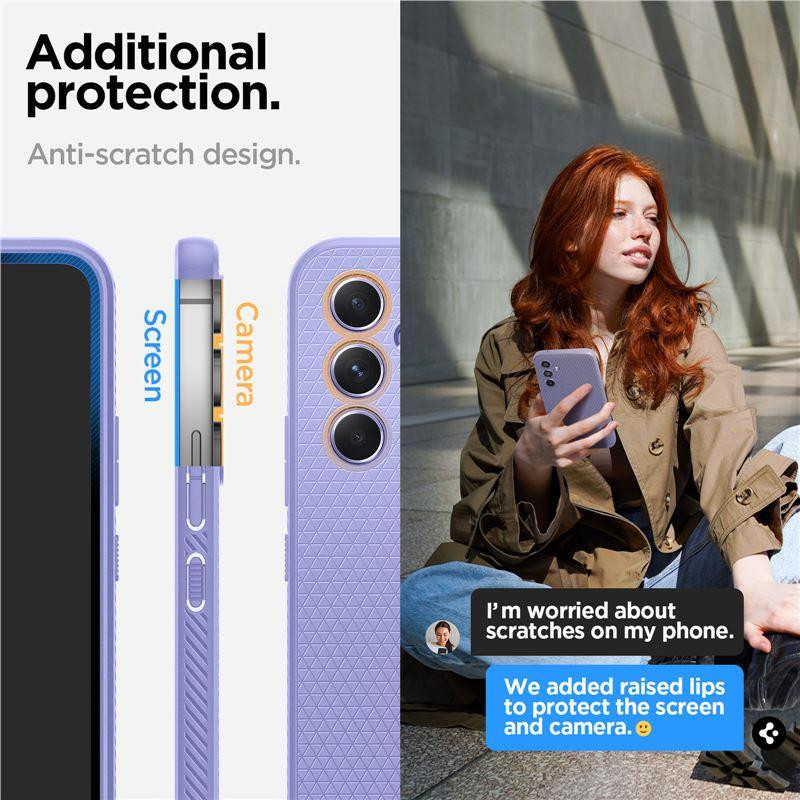 Spigen Liquid Air dėklas, skirtas Samsung Galaxy A54 5G - violetinė
