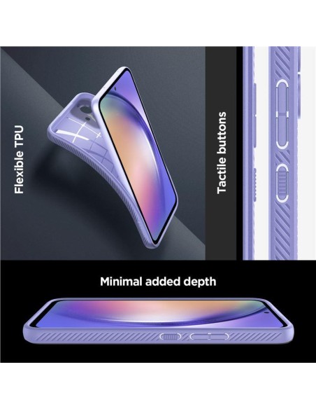 Spigen Liquid Air dėklas, skirtas Samsung Galaxy A54 5G - violetinė Spigen Liquid Air dėklas, skirtas Samsung Galaxy A54 5G - violetinė