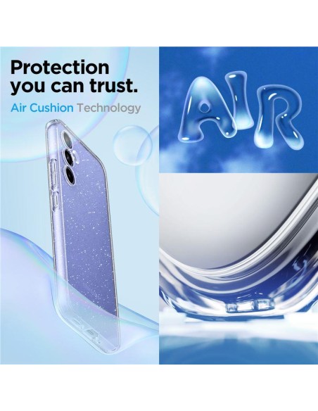 Spigen Skystųjų kristalų dėklas Samsung Galaxy A54 5G - skaidrus ir blizgantis Spigen Skystųjų kristalų dėklas Samsung Galaxy A54 5G - skaidrus ir blizgantis