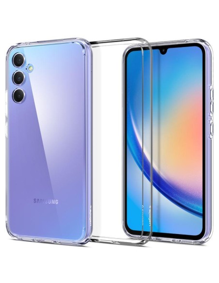 Spigen Ultra Hybrid dėklas, skirtas Samsung Galaxy A34 5G - skaidrus Spigen Ultra Hybrid dėklas, skirtas Samsung Galaxy A34 5G - skaidrus