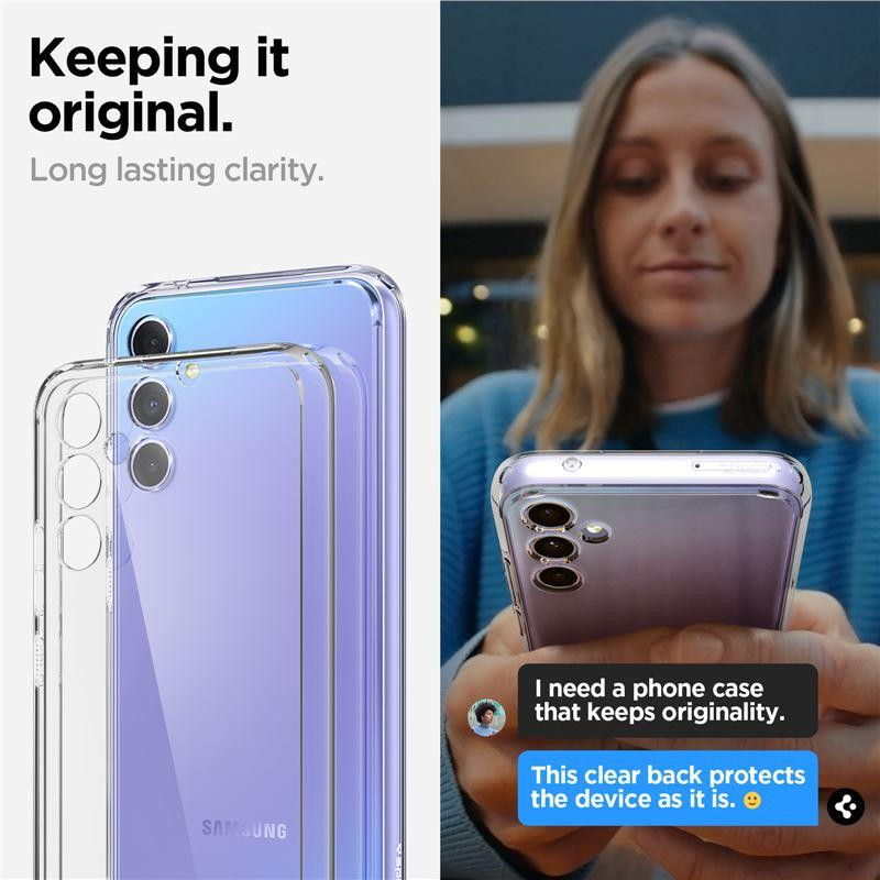 Spigen Ultra Hybrid dėklas, skirtas Samsung Galaxy A34 5G - skaidrus
