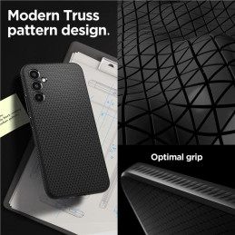 Spigen Liquid Air dėklas, skirtas Samsung Galaxy A34 5G - matinė juoda