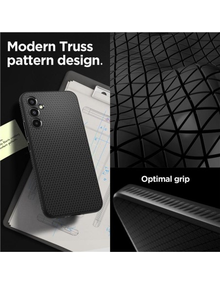 Spigen Liquid Air dėklas, skirtas Samsung Galaxy A34 5G - matinė juoda Spigen Liquid Air dėklas, skirtas Samsung Galaxy A34 5G - matinė juoda