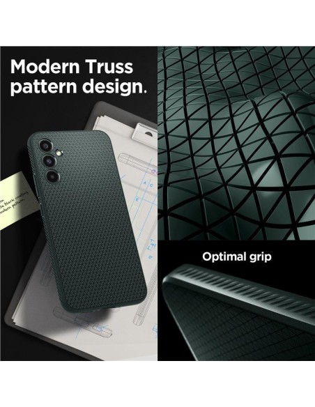 Spigen Liquid Air dėklas, skirtas Samsung Galaxy A34 5G - tamsiai žalias Spigen Liquid Air dėklas, skirtas Samsung Galaxy A34 5G - tamsiai žalias