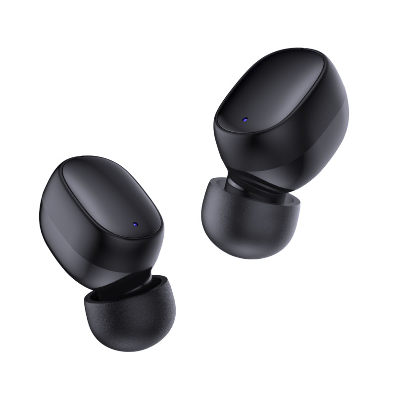 3mk FlowBuds belaidės į ausis įdedamos Bluetooth ausinės – juodos