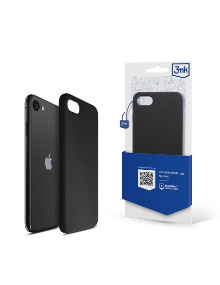 3mk silikoninis dėklas, skirtas iPhone 7 / 8 / SE 2020 / SE 2022 – juodas 3mk silikoninis dėklas, skirtas iPhone 7 / 8 / SE 2020 / SE 2022 – juodas