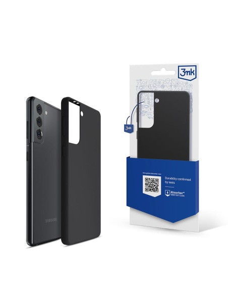3mk silikoninis dėklas, skirtas Samsung Galaxy S21+ 5G – juodas 3mk silikoninis dėklas, skirtas Samsung Galaxy S21+ 5G – juodas