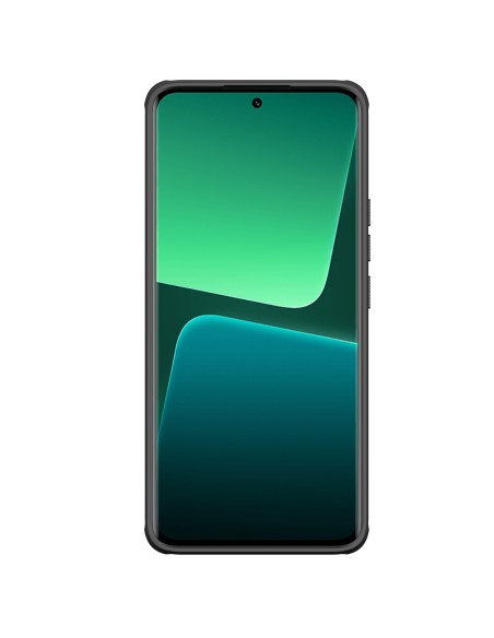 Nillkin Super Frosted Shield Pro dėklas, skirtas Xiaomi 13 Pro Armored dangtelis + telefono stovas juodas