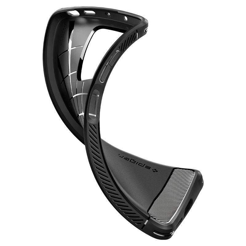 Spigen Rugged Armor dėklas, skirtas Xiaomi Redmi Note 12 Pro+ 5G - matinė juoda Spigen Rugged Armor dėklas, skirtas Xiaomi Redmi Note 12 Pro+ 5G - matinė juoda