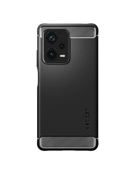 Spigen Rugged Armor dėklas, skirtas Xiaomi Redmi Note 12 Pro+ 5G - matinė juoda Spigen Rugged Armor dėklas, skirtas Xiaomi Redmi Note 12 Pro+ 5G - matinė juoda