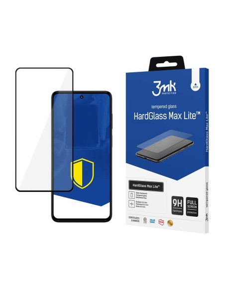 9H 3mk HardGlass Max Lite™ stiklas, skirtas Motorola Moto G82 5G 9H 3mk HardGlass Max Lite™ stiklas, skirtas Motorola Moto G82 5G