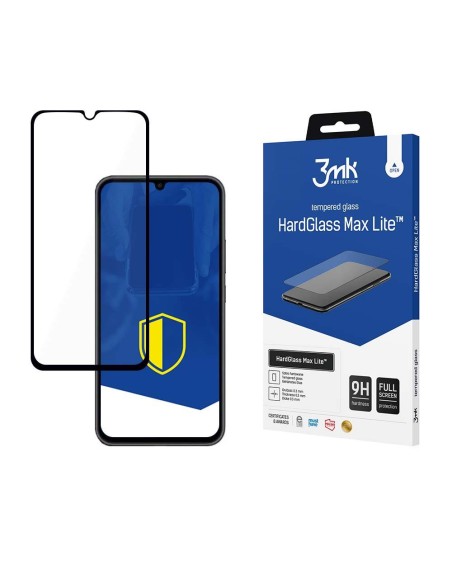 9H 3mk HardGlass Max Lite™ stiklas, skirtas Samsung Galaxy A34 5G 9H 3mk HardGlass Max Lite™ stiklas, skirtas Samsung Galaxy A34 5G