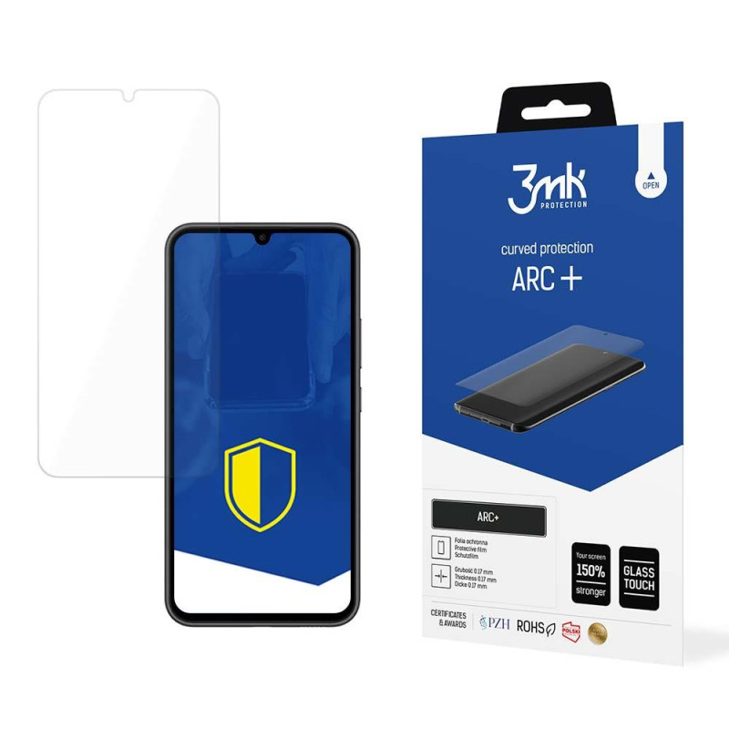 3mk ARC+ folija, skirta Samsung Galaxy A34 5G 3mk ARC+ folija, skirta Samsung Galaxy A34 5G