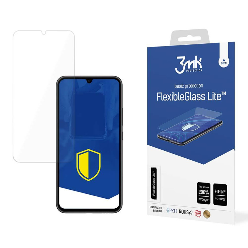 3mk FlexibleGlass Lite™ hibridinis stiklas, skirtas Samsung Galaxy A34 5G