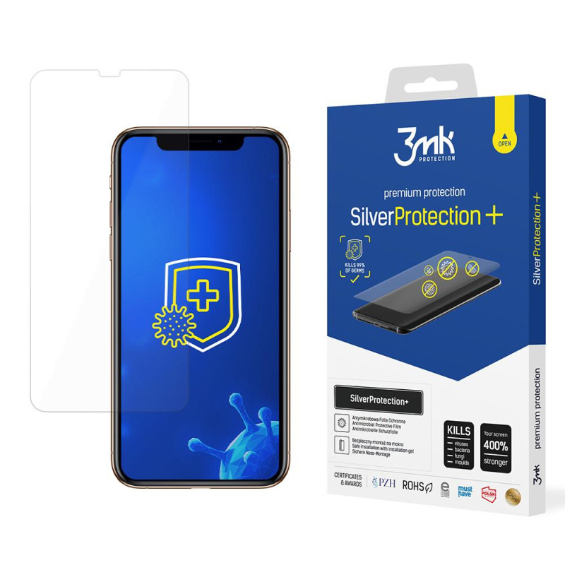 3mk SilverProtection+ apsauginė folija, skirta iPhone XS Max / 11 Pro Max 3mk SilverProtection+ apsauginė folija, skirta iPhone XS Max / 11 Pro Max
