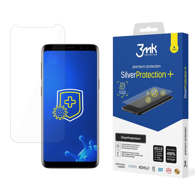 3mk SilverProtection+ apsauginė folija, skirta Samsung Galaxy S9 Plus 3mk SilverProtection+ apsauginė folija, skirta Samsung Galaxy S9 Plus