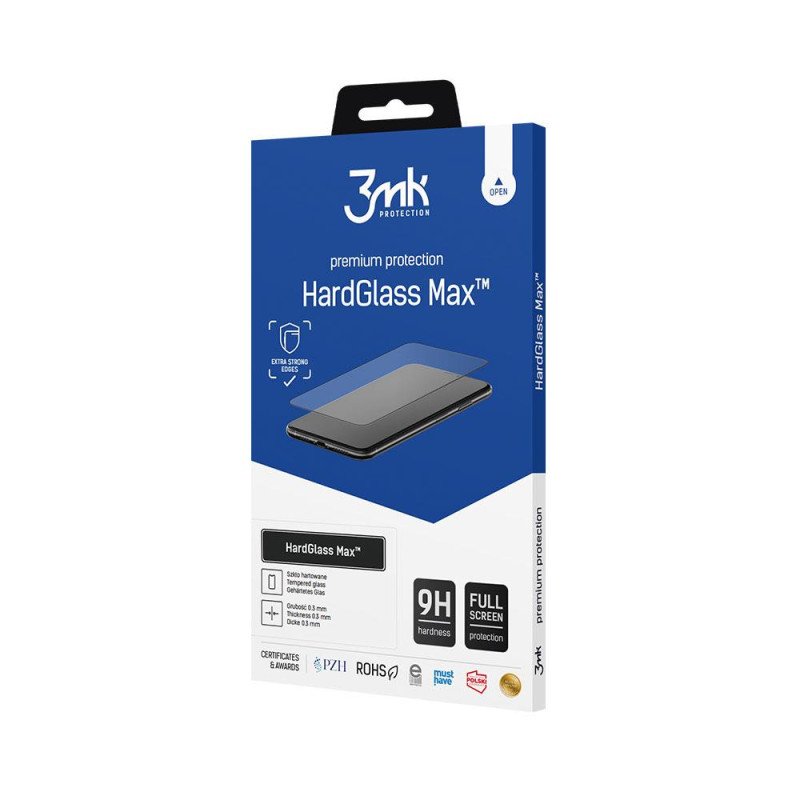 9H 3mk HardGlass Max™ stiklas, skirtas Samsung Galaxy M13 4G