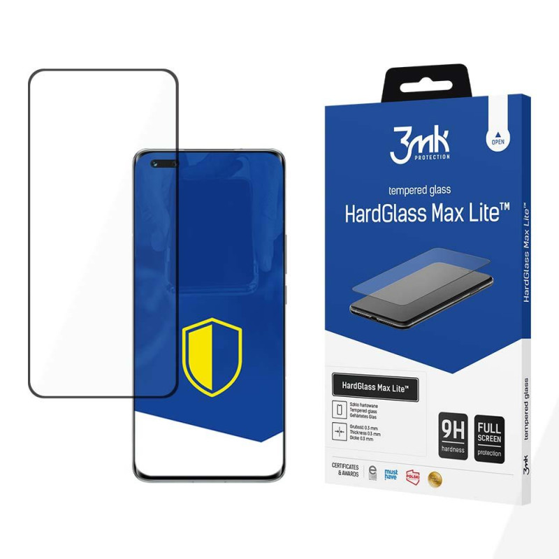 9H 3mk HardGlass Max Lite™ stiklas su Honor Magic 4 Pro 9H 3mk HardGlass Max Lite™ stiklas su Honor Magic 4 Pro