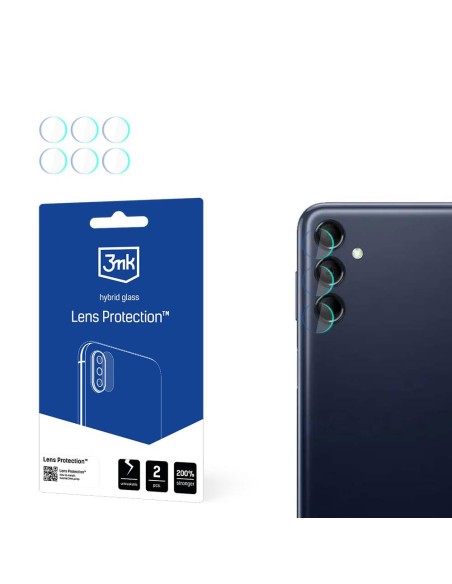 3mk Lens Protection™ hibridinis fotoaparato stiklas, skirtas Samsung Galaxy M14 3mk Lens Protection™ hibridinis fotoaparato stiklas, skirtas Samsung Galaxy M14