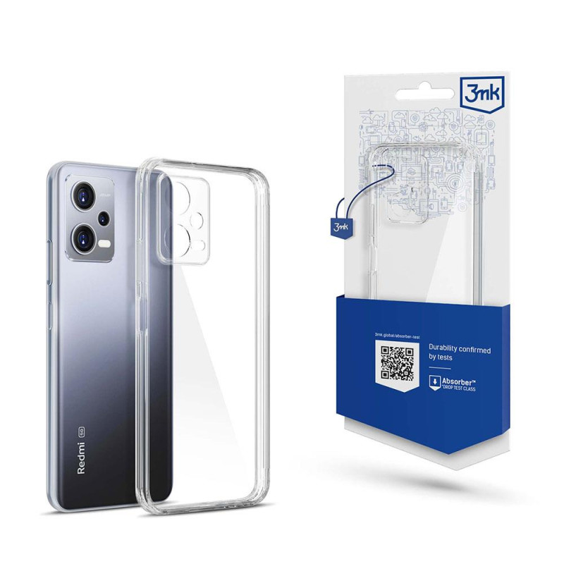 3mk skaidrus dėklas, skirtas Redmi Note 12 Pro+ - skaidrus