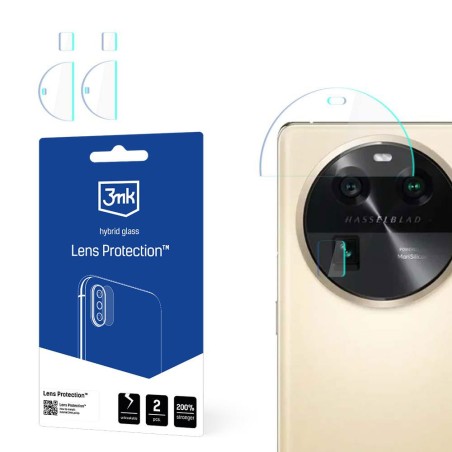 3mk Lens Protection™ hibridinis fotoaparato stiklas, skirtas Oppo Find X6 3mk Lens Protection™ hibridinis fotoaparato stiklas, skirtas Oppo Find X6