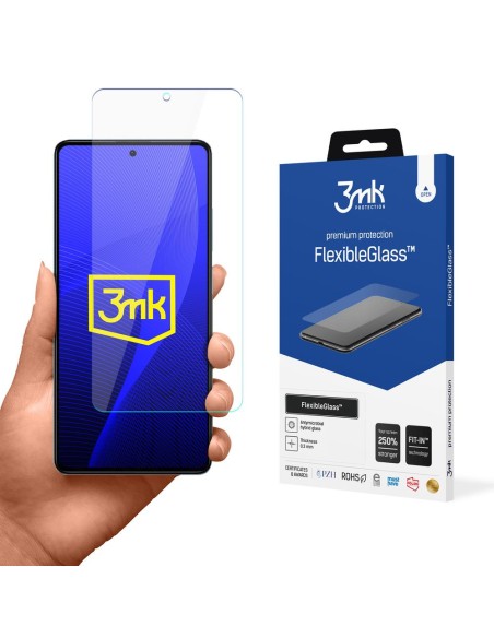 3mk FlexibleGlass™ hibridinis stiklas su Redmi Note 12 Pro / Pro+ 3mk FlexibleGlass™ hibridinis stiklas su Redmi Note 12 Pro / Pro+