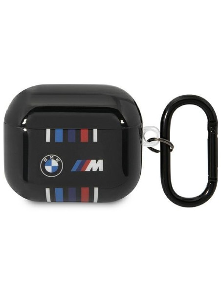 BMW Multiple Colored Lines dėklas, skirtas 3 kartos AirPods - juodas