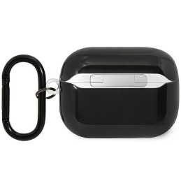 BMW Tricolor Stripes dėklas, skirtas AirPods Pro 2nd gen - juodas