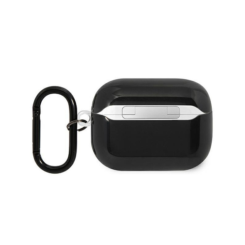 BMW Tricolor Stripes dėklas, skirtas AirPods Pro 2nd gen - juodas