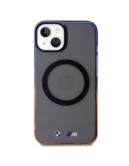 BMW Gradient Bumper MagSafe dėklas iPhone 14 Plus - pilkas BMW Gradient Bumper MagSafe dėklas iPhone 14 Plus - pilkas